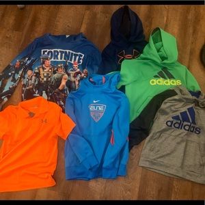 Lot of 6 boys shirts name brand